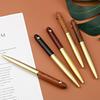 Mässing & Sandelträ Signatur Rullpennor - Retro Svart, Perfekt för Affärssigneringar & Gåvor