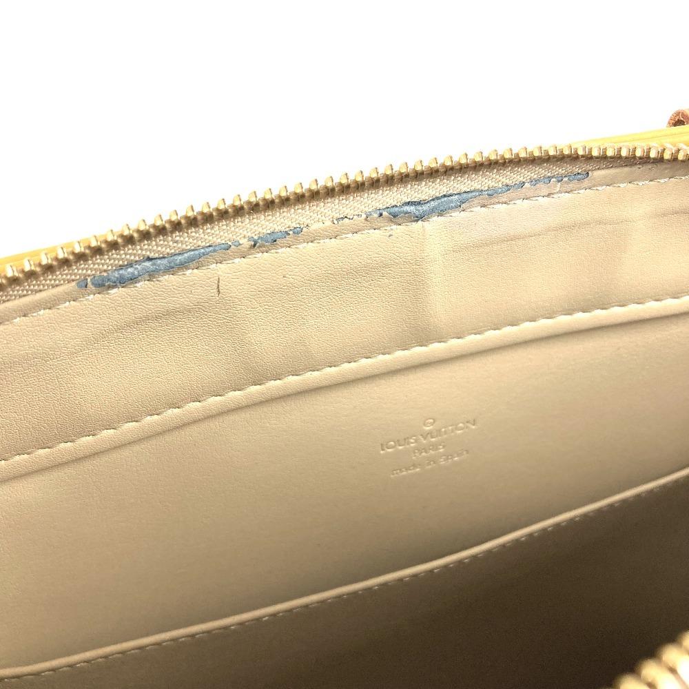 Louis Vuitton M91023 MonogramVernis Columbus Tote Bag Shoulder bag Beige