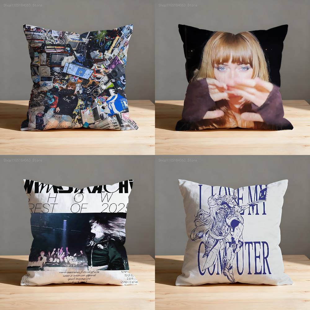 N-Ninajirachi EDM I Love My Computer Pillow Case For Sofa Decor Car Office Room Printing Cushion Cover Decorations and Protector