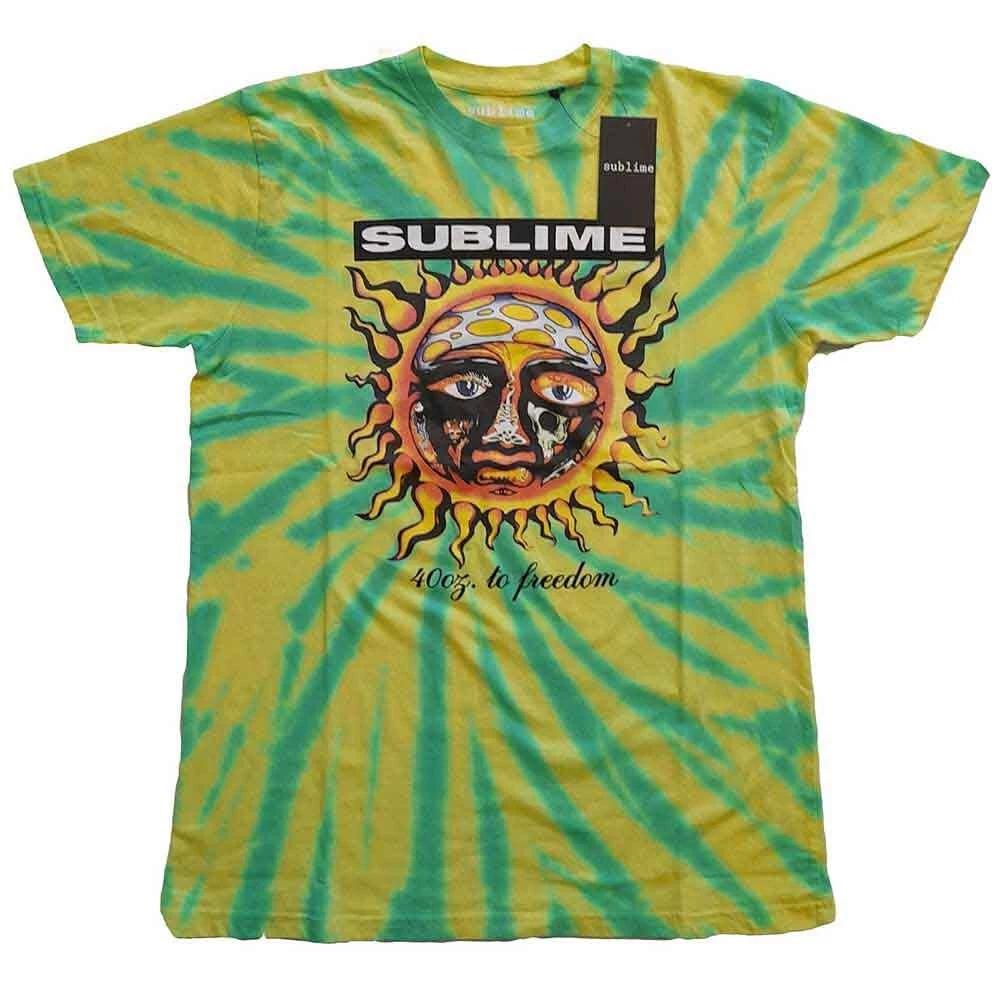 Sublime Unisex T-Shirt: 40oz To Freedom (Wash Collection) (Large) L