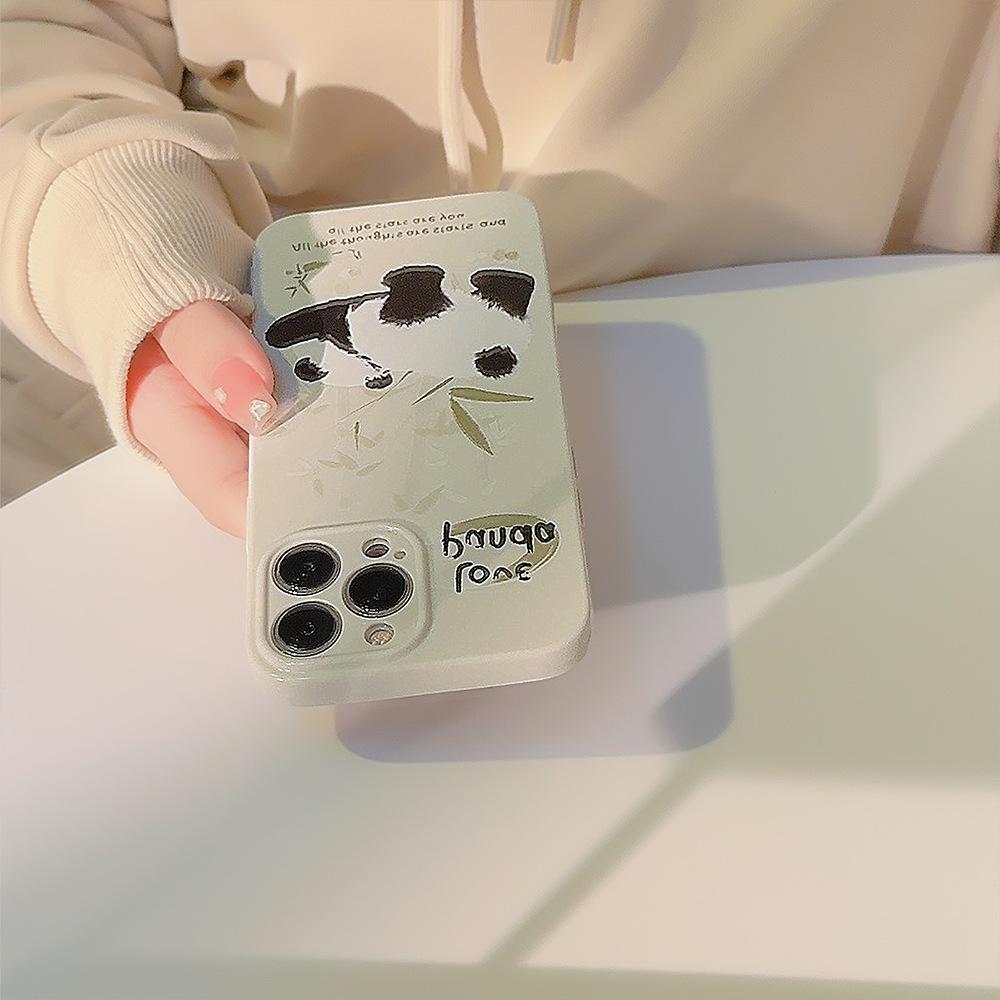 Panda for IPhone16 for Apple Phone Case 17 Italy 14pro Silicone 12 for 15pro Max Guochao 13