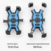 BENGGUO 4-Claw Bicycle Phone Mount 360 Degree Rotation Shockproof Motorcycle Cell Phone Bracket