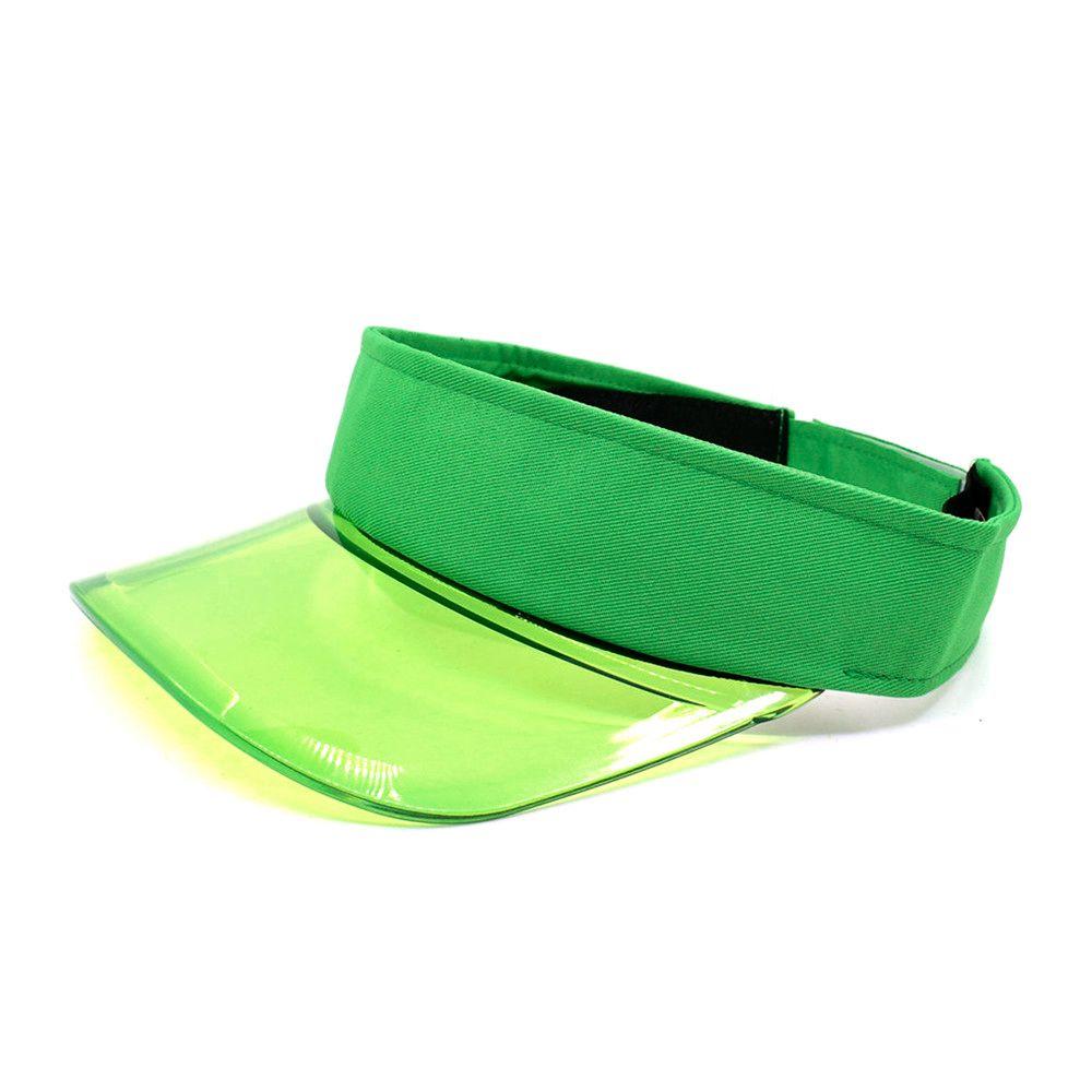 Lässige Reise PVC Sonnenschild Strandkappe UV-Schutz Sportmütze