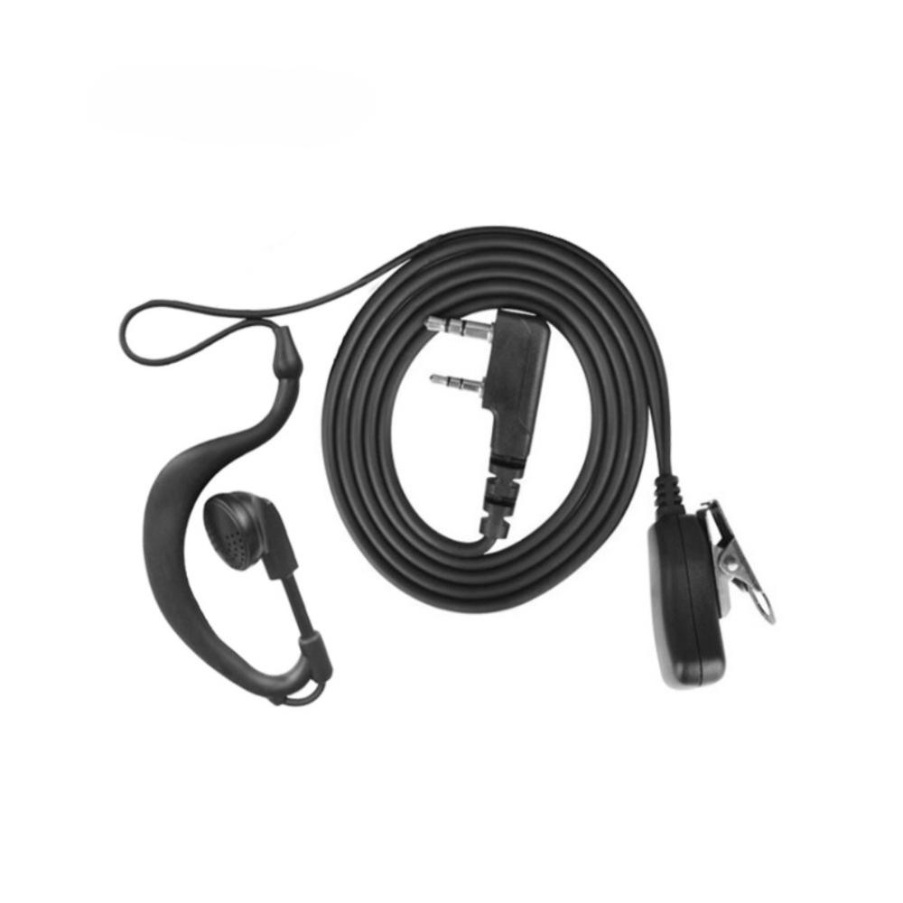 Earhook Design Walkie-Talkie Headset Over Ear Walkie Wired Headset  Professional Use