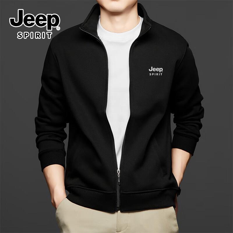 

JEEP SPIRIT Men s Stand-Collar Sport Casual Jacket XL