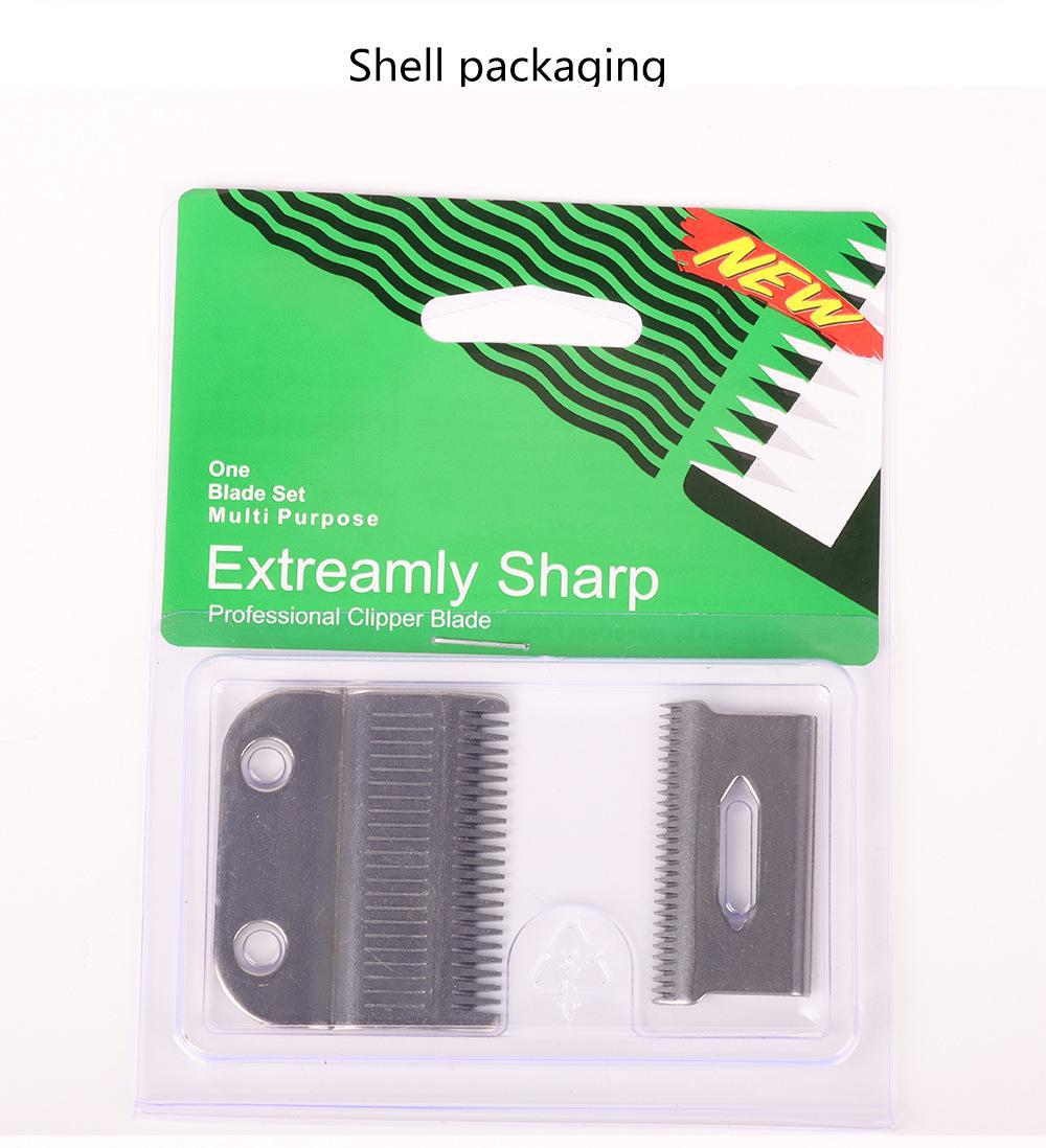 

Транскордонна машинка для стрижки зі сталевим лезом із чорними та сріблястими трубками, Буддою, Драконом і Феніксом, черепом, візерунками Wukong та змінним лезом Короля Драконів Large square knife