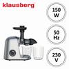 Slow Juicer 150W for Fruits and Vegetables COLD PRESS KLAUSBERG KB-7868