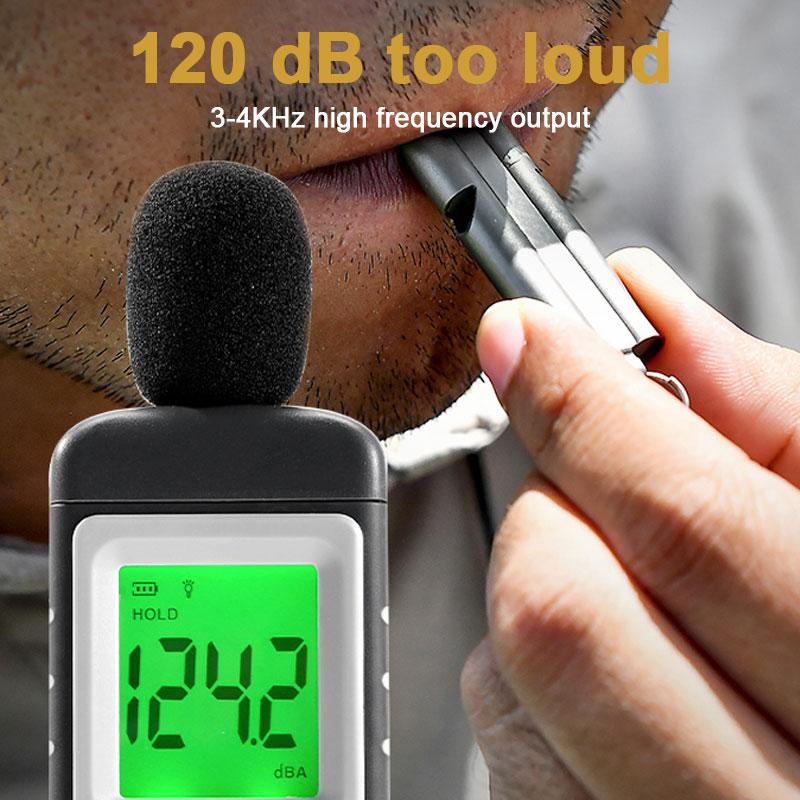 Titanium Alloy Dog Training Whistles Outdoor Survival Whistle Double Pipe Anti-lost Devive For Dogs Trainer Cat Sound Whistle