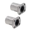  25UU Linear Motion Bearing, 25mm Inner Diameter   Bearing with   Flange for Equipment, Machine   Rod Column