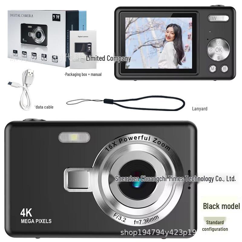 Cross-Border HD Mini Digital Camera for Students & Children's Photography