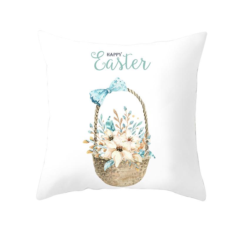 New Easter Bunny Pillow Cover Festive Home Decor Pillow Cover