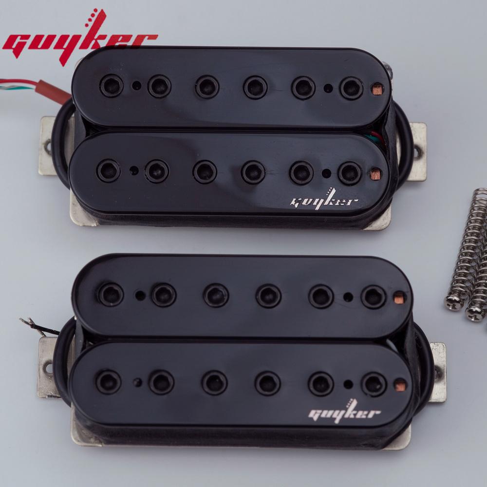 Guyker Electric Guitar Humbucker Pickups Double Coil Guitar Bridge Pickup  Neck Pickups Set - Black