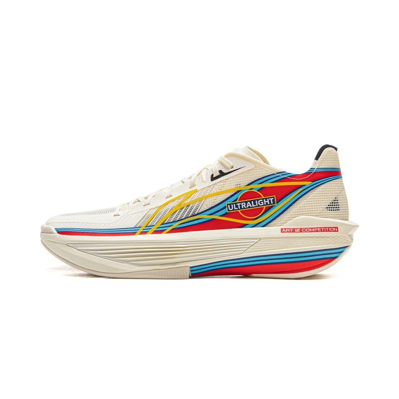 Li-Ning ULTRALIGHT 2025 Coating-White Men Low-top Basketball Shoes Off-white ABAV007-42 45