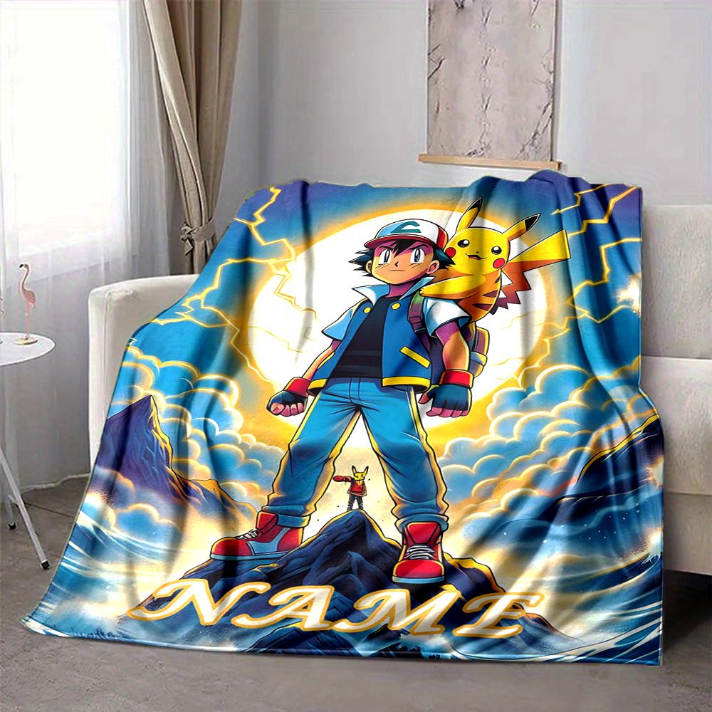 Custom 1pc Super Smash Bros Characters Blanket, Soft And Comfortable Blanket, Casual Warm, Camping Travel Blanket, Birthday Gift Q91356