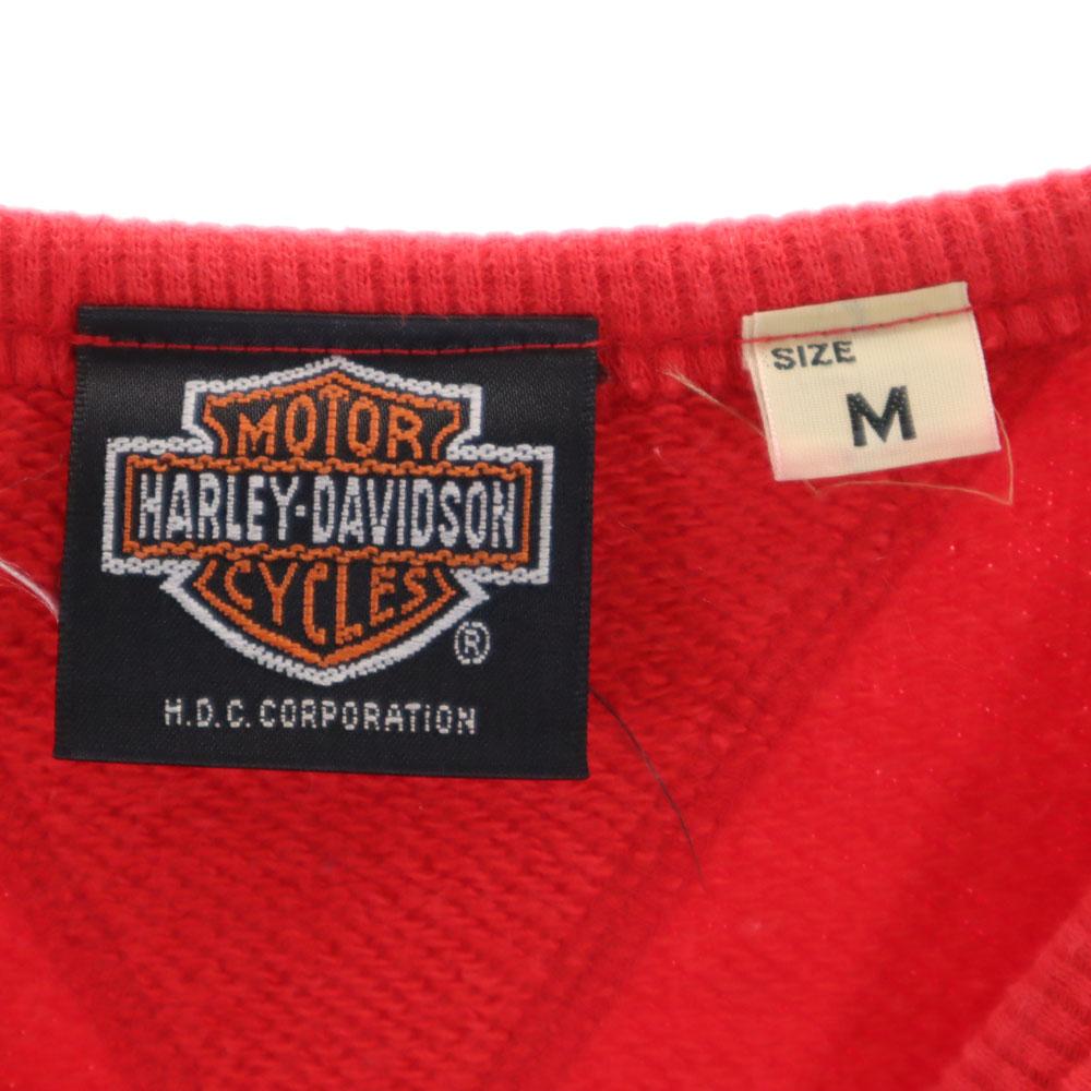 HARLEY DAVIDSON made in Japan Long sleeve sweat trainer M Red Women Used