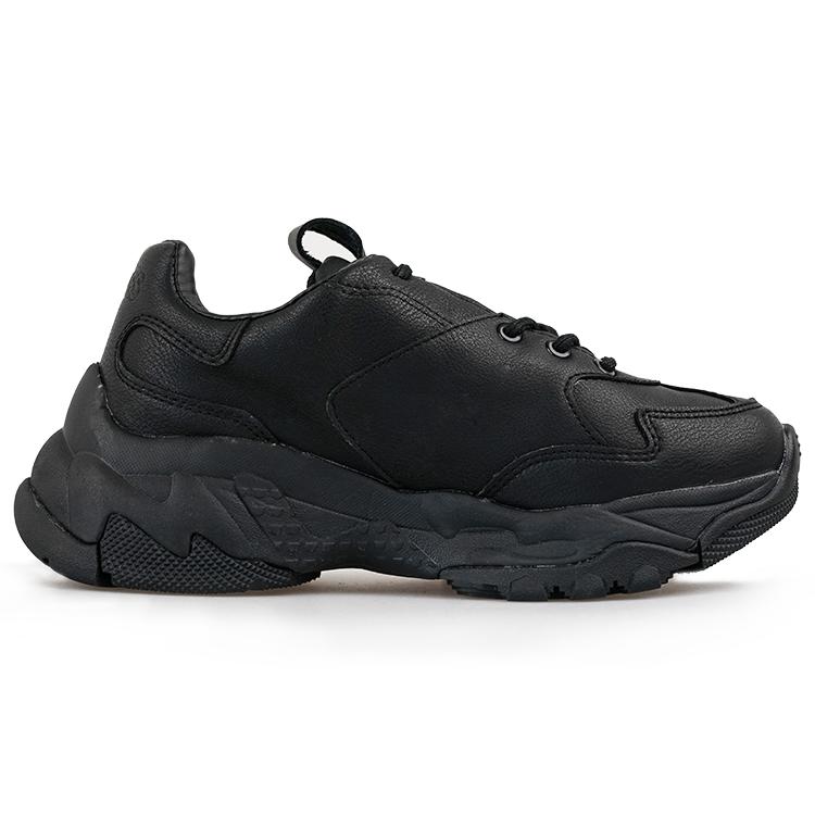 New MLB Big Ball Chunky Sneakers Unisex Low Top Black 32SHC9011-50L
