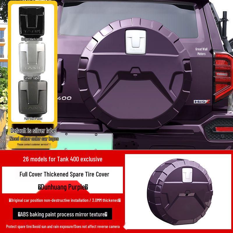 Tank 400 Hi4T/Hi4Z Spare Tire Cover: Original Mecha Style Peeking Design