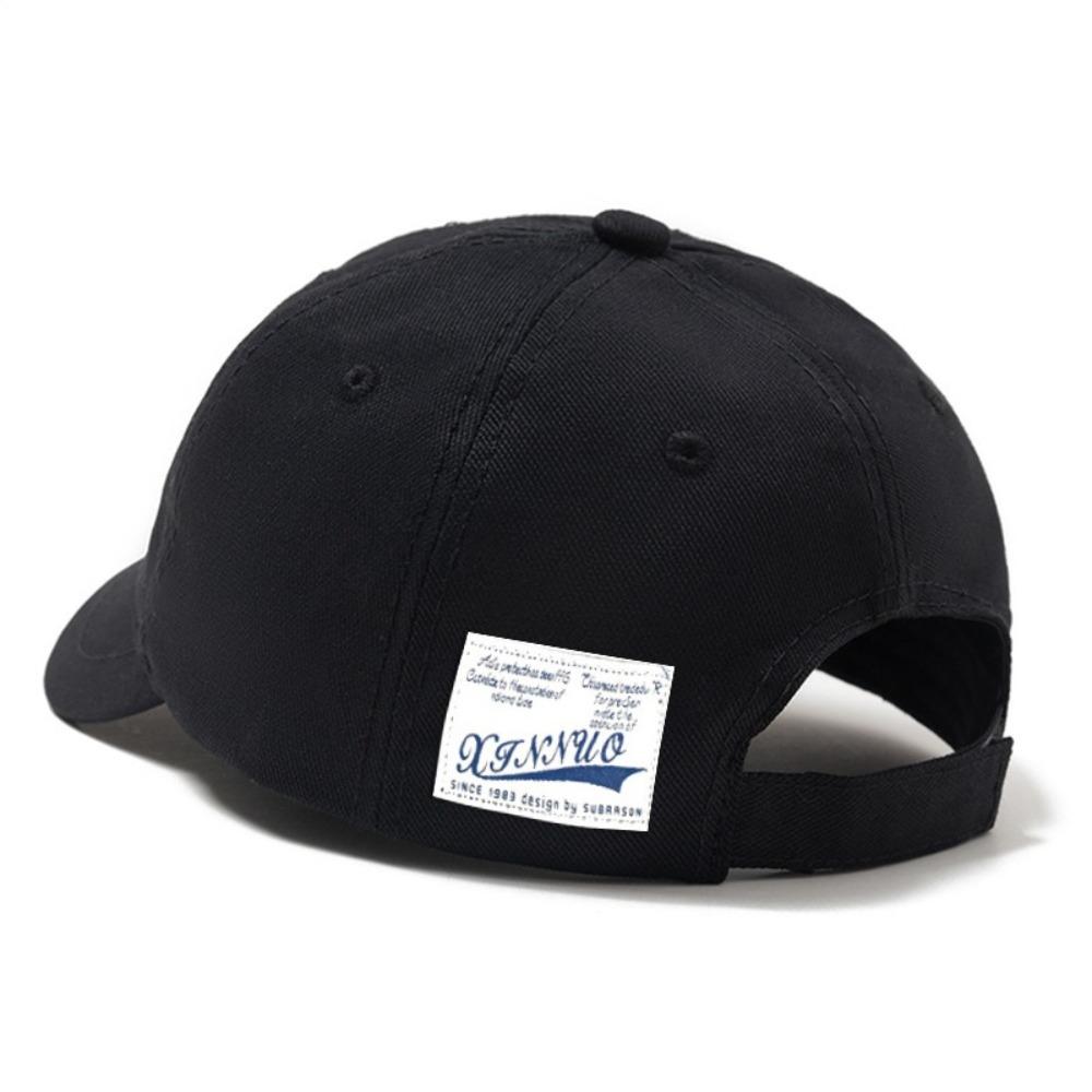 Casual Short Brim Baseball Cap Cotton Nylon Sunscreen Hat Adjustable Fastener Tape Low Profile Caps Men Women