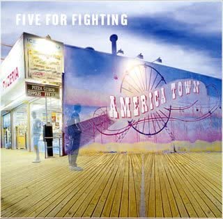 

CD FIVE FOR FIGHTING - AMERICA TOWN +2 SICP85 Sony Records In 2002 Japan ObiRock Used