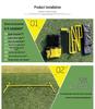 Portable Football Rebound Net with Adjustable High-Low Return for Shooting and Passing Practice