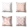 Polyester Pillow Case Automobile Decoration Home Printed Pillow Case Waist Cushion Cover Car Cushion Head Cushion Cover