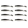 8Pcs Fishing Lures Soft Baits 3D Eyes Realistic Looking Bright Color Natural Swimming Posture Artificial Lures Fake Baits