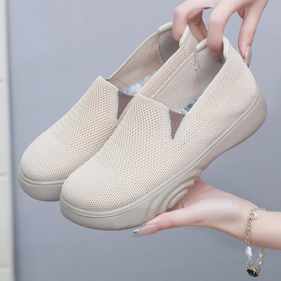 2025 New Fashion Casual Shoes Comfortable Women Breathable Antiskid Sneakers Men Mesh Flat Shoes