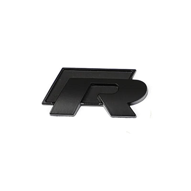 RUNTB1 2026 Hot VOLKSWAGEN Car Front Grille Bumper Body 3D Metal Decals R-Line Auto Logos Stickers For VW Polo Golf Passat Scirocco Tig