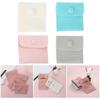 12pcs Convenient Flannel Jewelry Pouches Small Fabric Bags With Snap Closure For Jewelry Storage And Gift Packaging