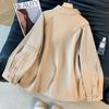 High-End Women's Twill Cotton Jacket with Fruit Enzyme Wash - 2026 Autumn Collection