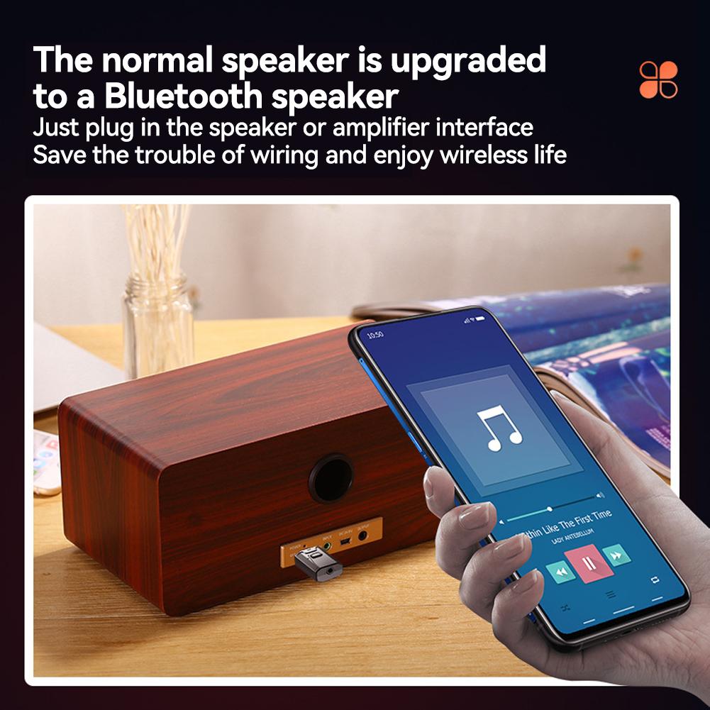 4 In 1 Bluetooth 5.1 Transmitter Receiver Adapter with 3.5mm AUX for TV PC Headphones Home Stereo Car HIFI Audio