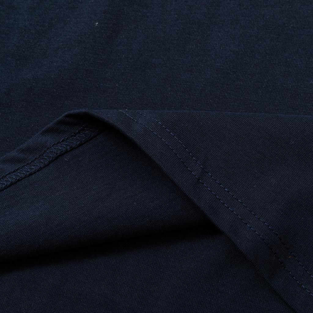 AMI Frühling und Sommer Neues Häkel-Buchstaben-Weben Mikro-Etikett Reine Baumwolle Kurzarm Paar-T-Shirt