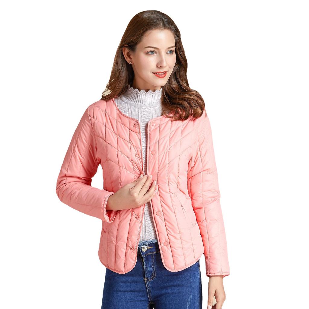 Fashionable Warmth and Comfort Women's Long-sleeved Warm Cotton Jacket Liner Cotton Top Cotton Liner Winter Slim 8977