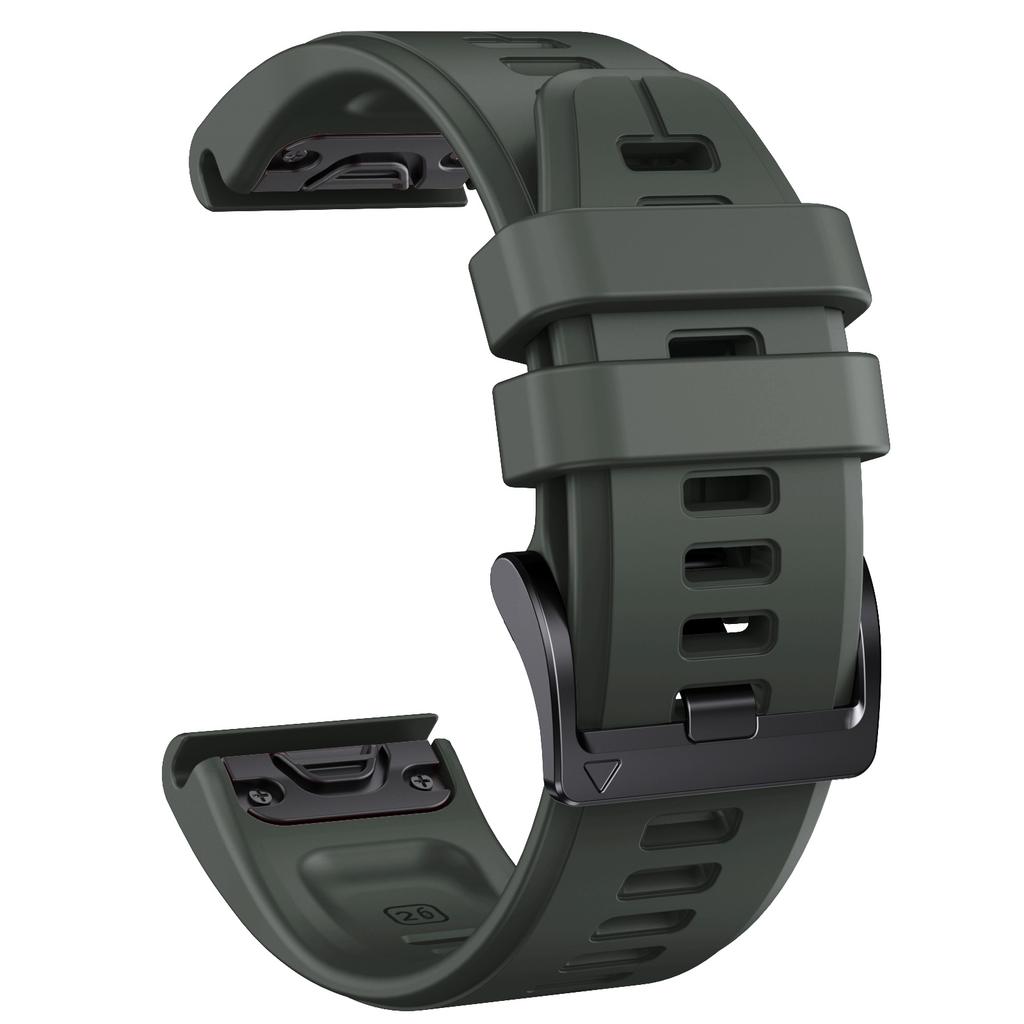 22/26mm Silicone Strap for Garmin Fenix 8 Pro 8 7X/D2 Mach 2 1Pro/Tactix 8 7/Enduro 3 Fenix 6X 5X Plus Replacement Watchband