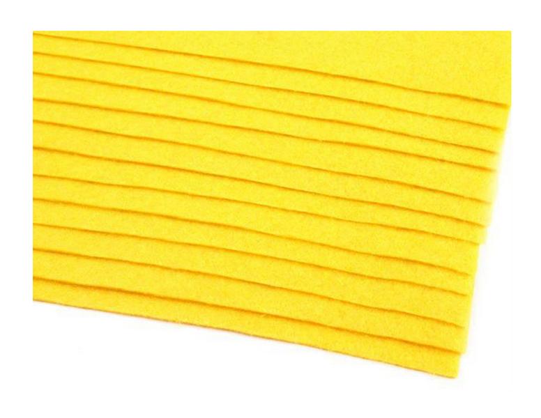 Decorative Felt 20 X 30 , Yellow, 1 Piece