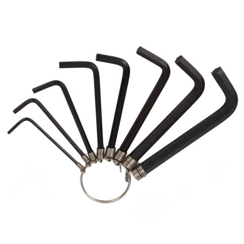 

1 Set 8 In 1 Hexagon Hex End Key Wrench Bike Bicycle Repair Tool Set Kits Bike Assessoires New чорний