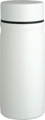 Water Bottle 200ml Direct Drinking Screw Stopper Stainless Steel Bottle White CLAP MINI