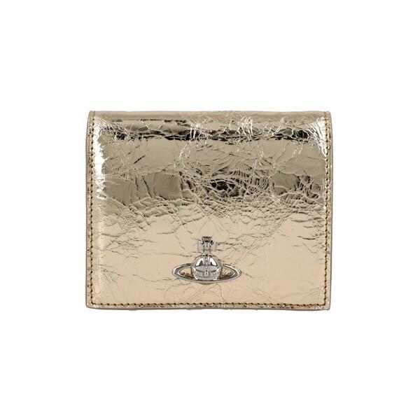Vivienne Westwood Metallic Crinkle Wallet 51150030w L00a7 R401