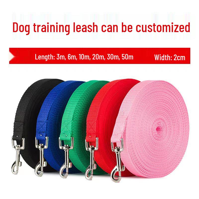 Polypropylene Pet Leash - 6m, 10m, 20m Long, 2cm Wide Dog Walking and Tracking Rope