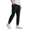 Fila Fitness Simple Comfortable Versatile Mid-Waist Tapered Knit Sports Pants Men Bottoms Deep-Black A11M521608FBK
