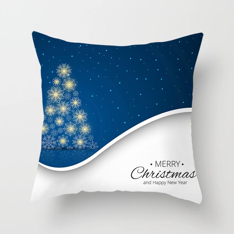 

Рождественские наволочки для дома с принтом, украшения для кровати, декоративные наволочки 40x40cm