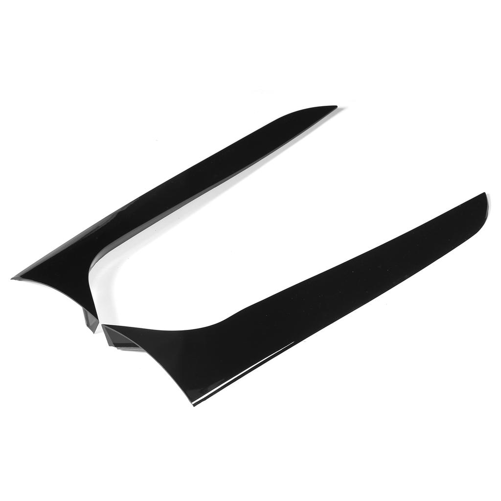 2pcs Rear Back Window Side Spoiler Glossy Black Maintenance Replacement for A4 B8 Allroad Avant 2009 2016