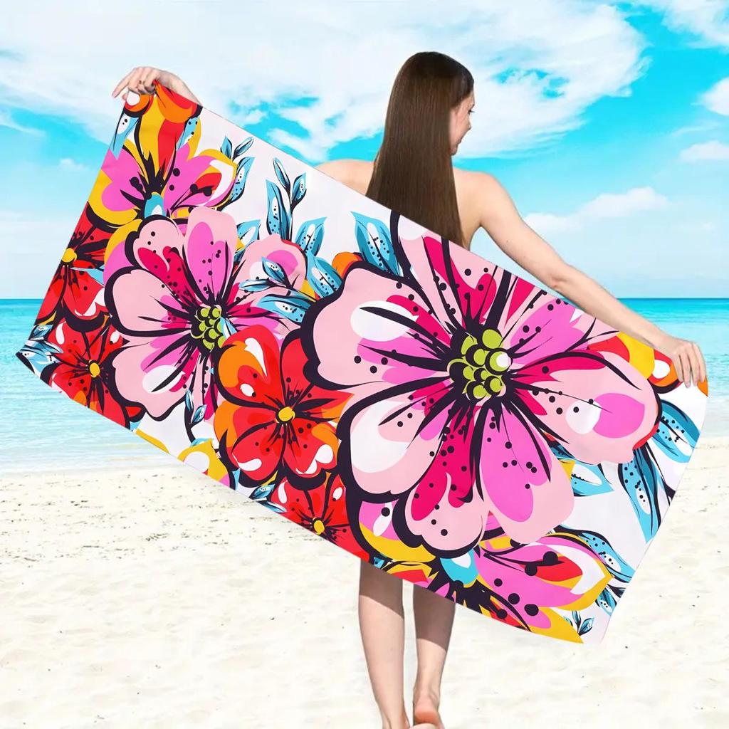 Hot-Selling Quick-Dry Thick Beach Towel - Large, Soft, Absorbent, 250g
