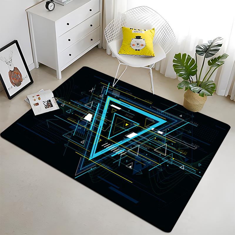 Racing Dashboard Cool Pattern Decorative Square Rug Modern House Living Room Floor Matte Bedroom Carpet Art Poster Mat Fans Gift