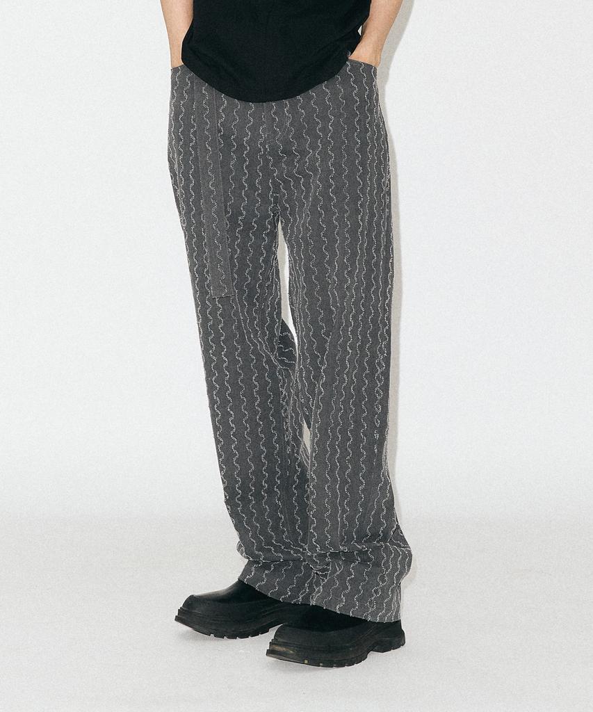 F8KE CHEMICAL CLUB Wavy Denim Jeans