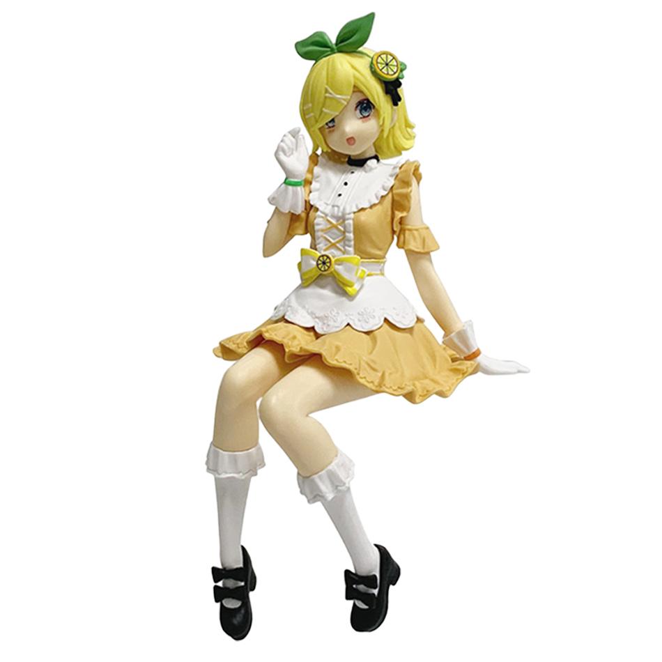 Anime Kagamine Rin Action Figure Model Toy Action Model PVC Collection Desktop Gift