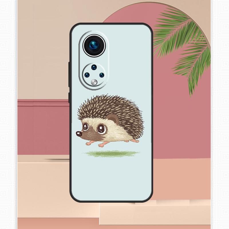 Cute Hedgehog Case For Honor Magic 7 Lite 5 6 8 Pro Honor 400 200 X9c X9b X9a X8b X8a X8c 50 70 90 Cover
