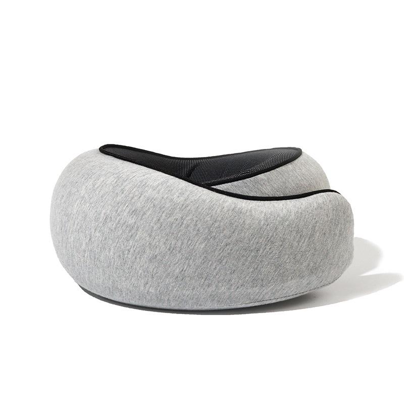 Portable Memory Foam U-shaped Neck Pillow for Travel and Office Naps Neck Pillow Only