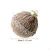 4 Stück Samt Weihnachtskugel Ornamente Baum DIY Heimdeko Weihnachtsdekorationen