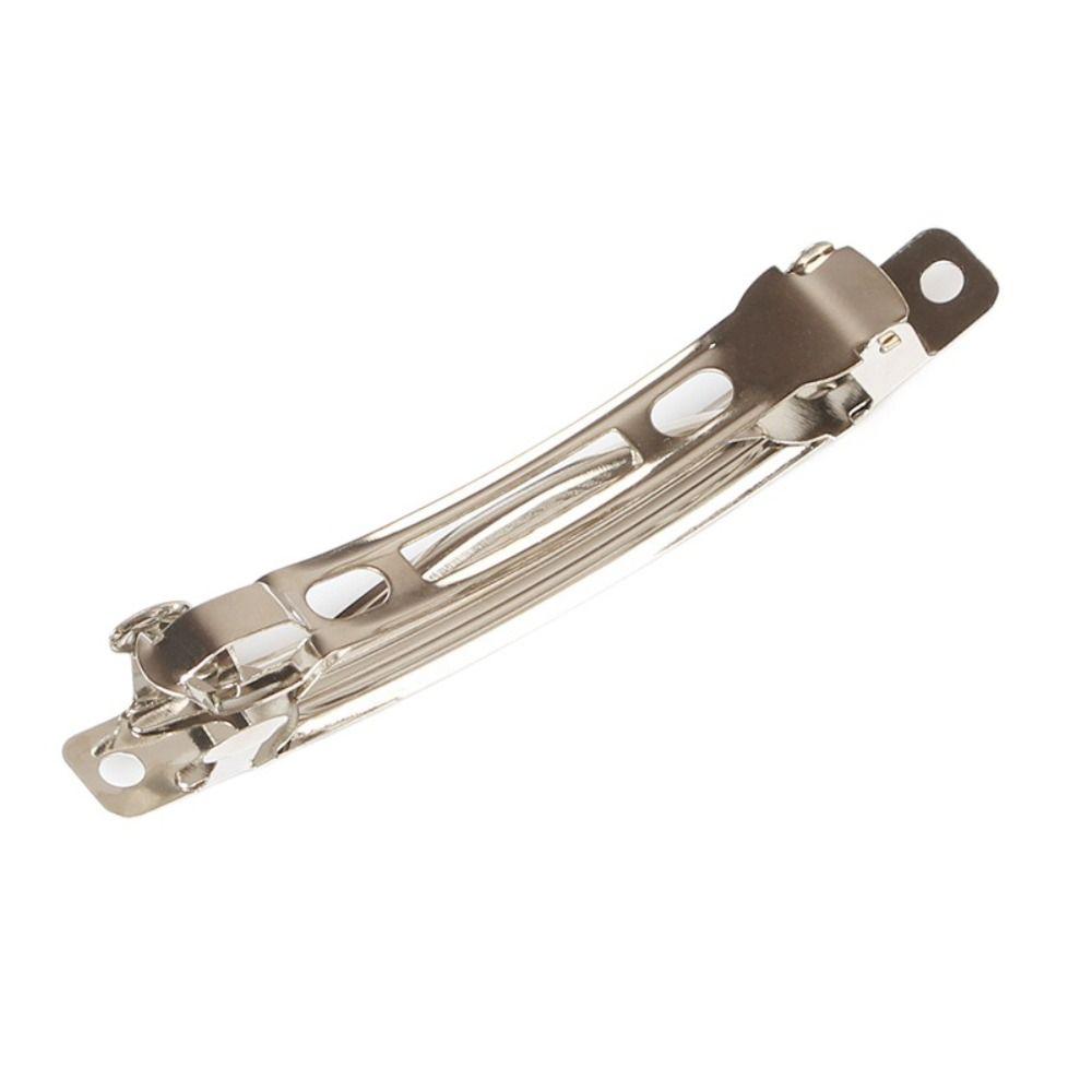 20Pcs Silver DIY Hairpins Base Hair Clips Metal Spring Hair Clip Fashion DIY Spring Clips  Girls